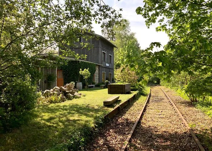 Ferienwohnung im historischen Bahnhof